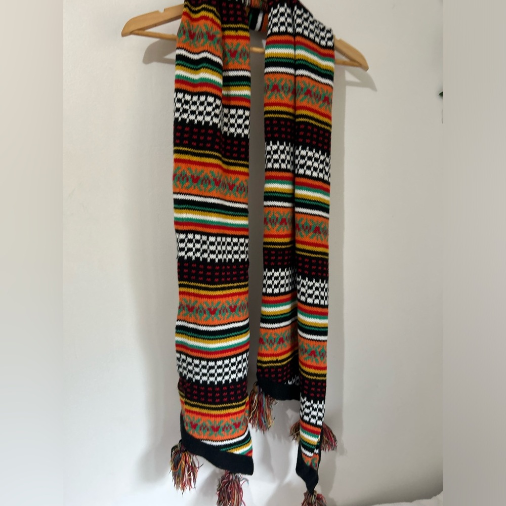 Colorful Patterned Scarf - image 3